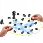 Magnetické kameny deti darek Strategická hra Magnetic Koło úkolů 30 kamenů - Obrázek 5