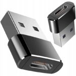 Adaptér USB-C na USB-A s funkcí OTG černooranžový - Obrázek 4