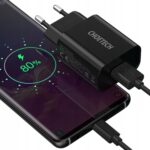 Rychlá síťová nabíječka 4x USB Quick Charge 3.0 černá